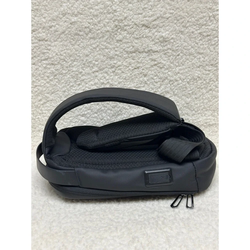 Mark Ryden Sling Bag Hardshell Crossbody Tech USB Charging Port Black